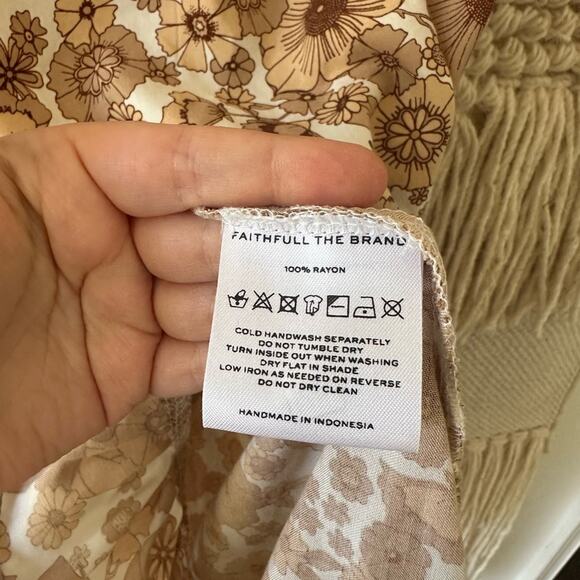 Faithfull the Brand Agathe Mini Dress - Picture 4 of 7